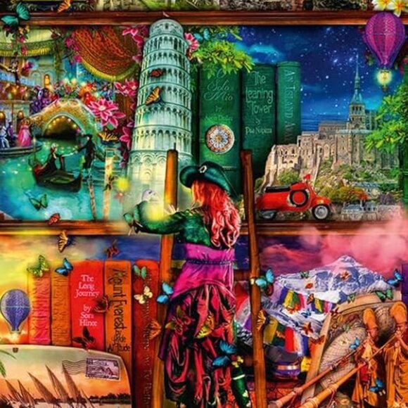 New sealed Ravensburger 2000pcs Puzzle-World of Books| Adult Puzzles - Picture 4 of 15